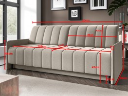 Minkšta sofa SOFIA